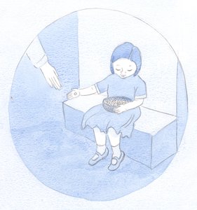 Esta es mi tarea actual, aprendí: Como un niño repartiendo perlas de una canasta, sin darse cuenta de su gran valor, pero compartiendo su belleza.