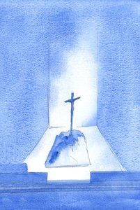 Este es el corazón de la Fe Católica: que Cristo murió para salvarnos; y que este mismo Sacrificio salvador se re-presenta y ofrece aquí en la Misa en forma sacramental de Elizabeth Wang