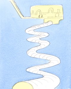 Aquellos que son salvados, en la muerte, pero necesitan purificación, son como personas que viajan un largo camino bajo tierra hacia un área vasta y brillante, con quirófanos y departamentos de fisioterapia de Elizabeth Wang