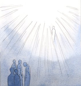 Aquellos que se niegan a arrepentirse de pecados graves y mueren, no pueden entrar al cielo; pero las Santas Almas, que están abiertas a la misericordia de Cristo, entran al cielo una vez que han sido purificadas., 2001 de Elizabeth Wang