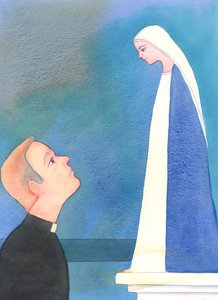Verdaderamente, cada sacerdote puede recurrir a Nuestra Señora en busca de ayuda, confiado en que ella tiene un interés especial en sus esperanzas, alegrías, miedos y tristezas. de Elizabeth Wang