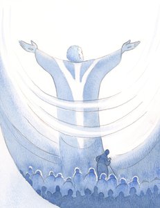 Podemos unir todas nuestras intenciones con la poderosa oración de Cristo en la Misa, escondiéndonos detrás de su manto, confiando en Sus méritos de Elizabeth Wang