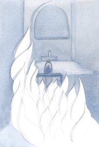 ¡Qué armonía es nuestra alabanza! Nuestras oraciones - como llamas - se mezclan con las puras 