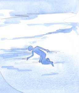 ¿Qué fin espera a una vida humana que es pecaminosa, carente de Vida Divina, existiendo lejos de Dios? Cae, como una cáscara, una cosa sin fruto, 2001 de Elizabeth Wang