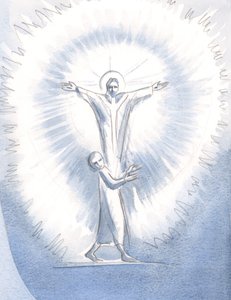 Cuando un alma está vacía de todos los deseos vanos, Cristo la llena con su luz, en la Sagrada Comunión; y mientras Cristo alaba a su Padre, en el Espíritu, Dios alaba a Dios, en Dios, en dicha y resplandor de Elizabeth Wang
