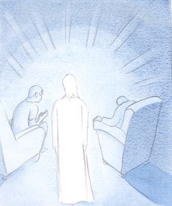 Cuando dos o tres se reúnen para orar en el nombre de Jesús, él está allí entre ellos