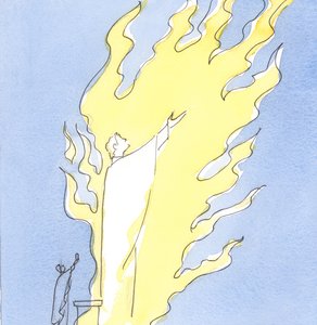 Siempre que se ofrece el Santo Sacrificio desde nuestro altar, Cristo que está presente en forma sacramental está alabando al Padre en el amor ardiente del Espíritu Santo