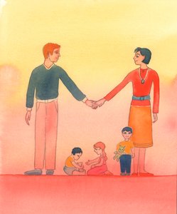 Donde una pareja casada realmente se ama y ama a Dios, quieren hacer Su Voluntad