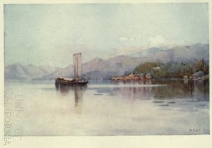 Bellagio, Lago di Como, Ilustración de "Los lagos italianos" de Richard Bagot
