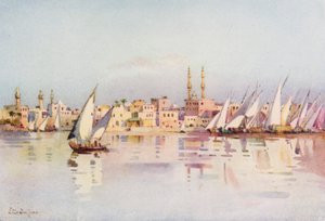 Damietta (litografía en color) de Ella Du Cane