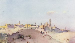 La Ciudadela (litografía en color) de Ella Du Cane