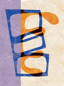 Formas abstractas en capas