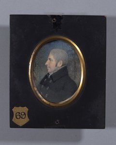 Retrato de perfil de un hombre desconocido de Ellen Sharples