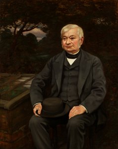 Retrato de Joseph Livesey (óleo sobre lienzo) de Elliott Seabrooke