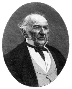 William Ewart Gladstone, estadista y primer ministro del Partido Liberal Británico, c1890 de Elliott and Fry