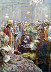 Benjamin Franklin en la corte de Luis XVI de Elmer Boyd Smith