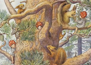 Elsa Beskow, «Los niños de los duendes», 1937. El árbol de Elsa Beskow