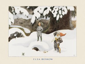 El huevo de sol de invierno de Elsa Beskow