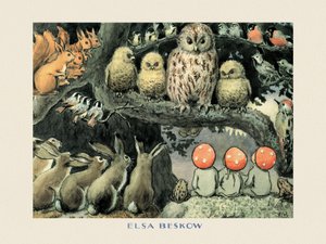 Los niños de Tomtebo  - Los animales del bosque Boarder de Elsa Beskow