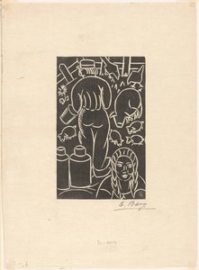 Granjero y esposa de granjero de Else Berg (signed by artist)