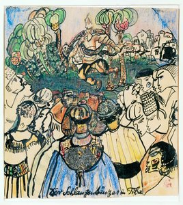 Der Schlangentaenzer in Tiba - El bailarín serpiente en Tiba ... de Else Lasker Schüler