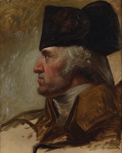 George Washington, Estudio para Washington cruzando el Delaware, c.1850