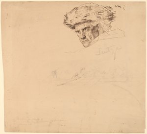 Estudios para "Washington Cruzando el Delaware" de Emanuel Gottlieb Leutze
