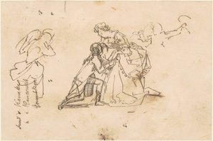 Estudio para "El regreso del rey Federico II de Küstrin"