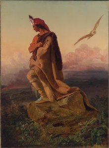 El último de los mohicanos de Emanuel Gottlieb Leutze