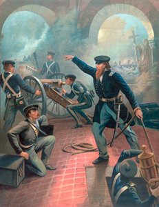 Ulysses S. Grant en la Guerra México-Americana de Emanuel Gottlieb Leutze