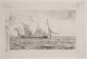 Una cañonera de Emanuel Larsen