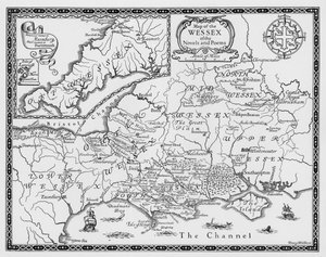 Mapa del Wessex de las Novelas y Poemas de Thomas Hardy