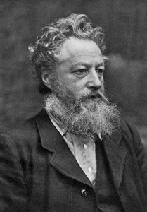 William Morris, artista inglés, escritor, activista socialista y pionero del eco-socialismo, 1911