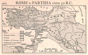 Roma vs. Partia, circa 50 a.C. de Emery Walker Ltd