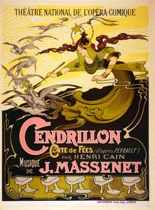 Cendrillon (Cenicienta), ópera de cuento de hadas de 1899 de Jules Massenet de Emil Bertrand