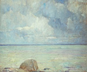 Una vista del sonido de Emil Carlsen
