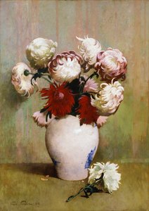Crisantemos de Emil Carlsen