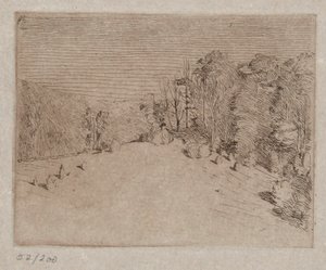 Ladera de Connecticut de Emil Carlsen