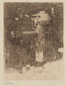 Naturaleza muerta con cobre y cebollas de Emil Carlsen