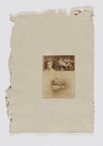 Tres estudios (cartera de fm.) de Emil Carlsen