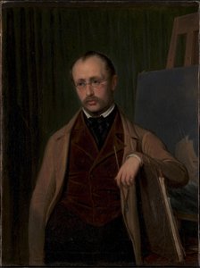 Retrato del pintor marino de Emil Ditlev Bærentzen