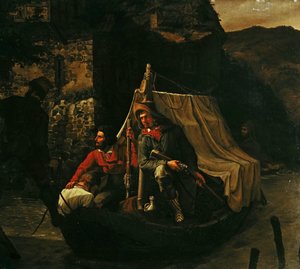 Los contrabandistas, 1830 de Emil Ebers