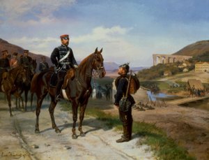 Encuentro con el príncipe Federico Carlos de Prusia de Emil Hünten