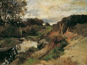 En Tullnbach cerca de Plankenberg de Emil Jakob Schindler
