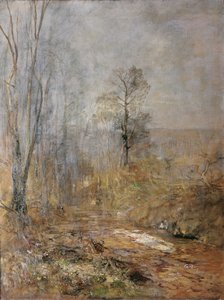 Estado de ánimo de marzo: principios de la primavera en los bosques de Viena de Emil Jakob Schindler