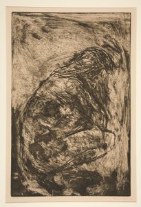 desnudo sentado de Emil Nolde