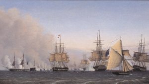 La batalla de Copenhague el 2 de abril de 1801 de Emil Normann