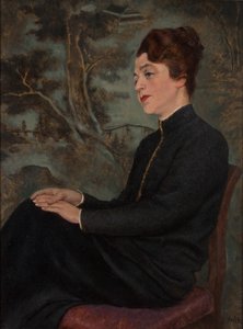 retrato de dama de Emil Orlik