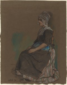 Chica de Volendam con traje de Emil Orlik