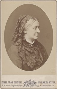 Retrato de Clara Wieck-Schumann de Emil Rabending
